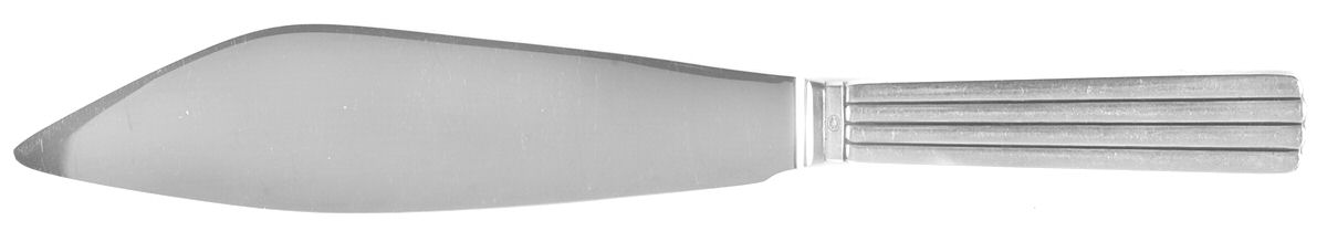 Bernadotte (Sterling, 1939) Cake Knife with Stainless Blade by Georg Jensen (Denmark)-1