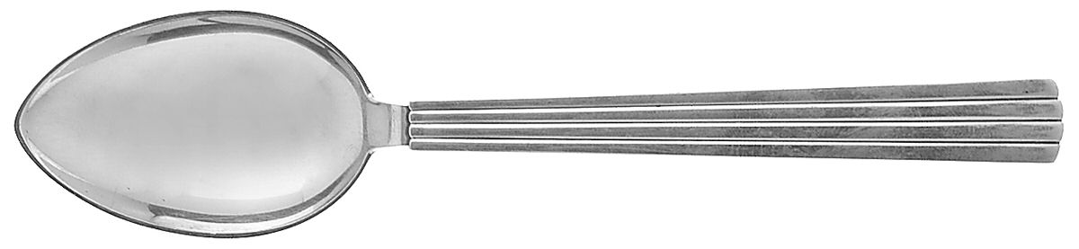 Bernadotte (Sterling, 1939) Dessert/Place Spoon by Georg Jensen (Denmark)-1