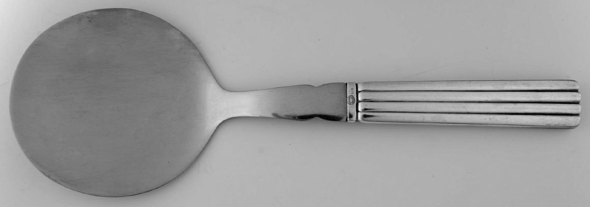 Bernadotte (Sterling, 1939) Egg Server with Stainless Blade by Georg Jensen (Denmark)-1