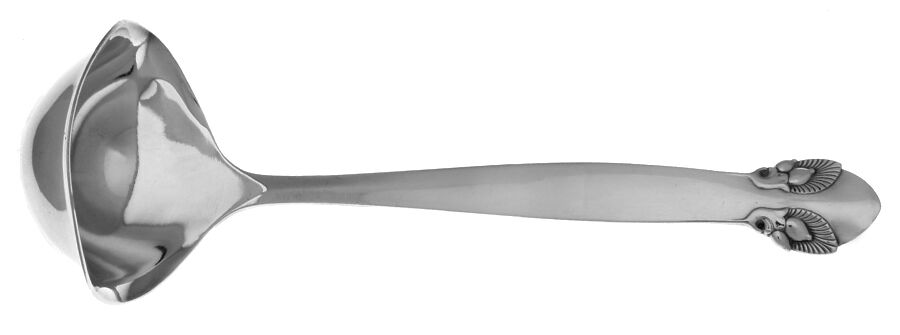 Bittersweet (Sterling, 1940) Solid Gravy Ladle by Georg Jensen (Denmark)-1