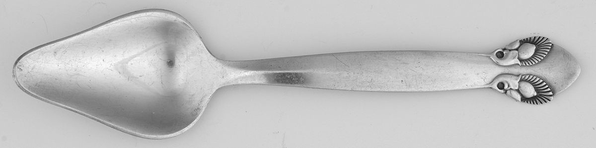 Bittersweet (Sterling, 1940) Individual Grapefruit Spoon by Georg Jensen (Denmark)-1