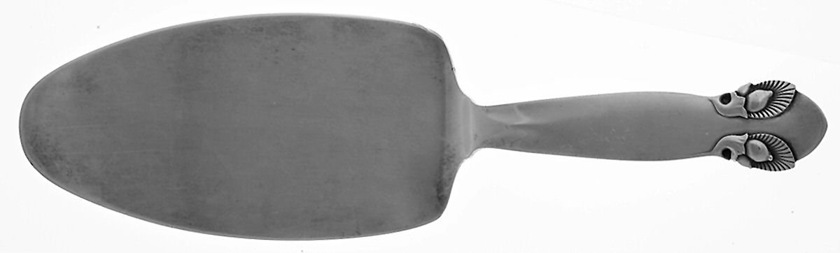 Bittersweet (Sterling, 1940) Cake Server, Solid Piece by Georg Jensen (Denmark)-1