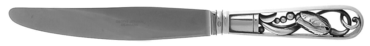 Blossom (Sterling, 1919) Modern Hollow Knife by Georg Jensen (Denmark)-1
