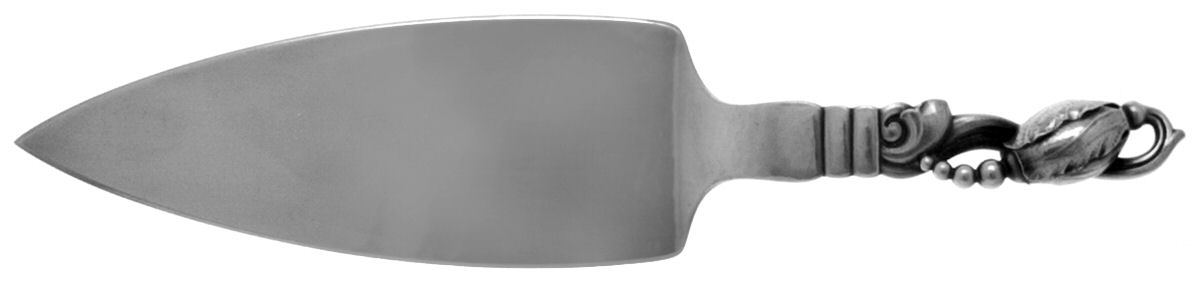 Blossom (Sterling, 1919) Cake Server, Solid Piece by Georg Jensen (Denmark)-1