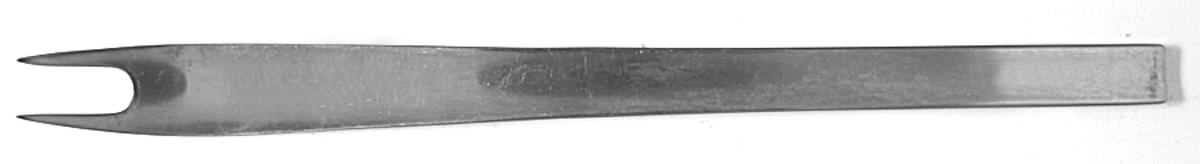 Blue Shark (Stainless) Small 2-Tine Cold Meat Serving Fork by Georg Jensen (Denmark)-1