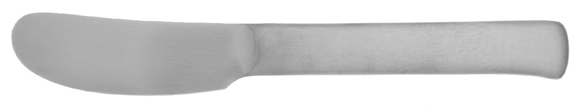 Bo Bonfils (Stainless) Flat Handle Butter Spreader by Georg Jensen (Denmark)-1