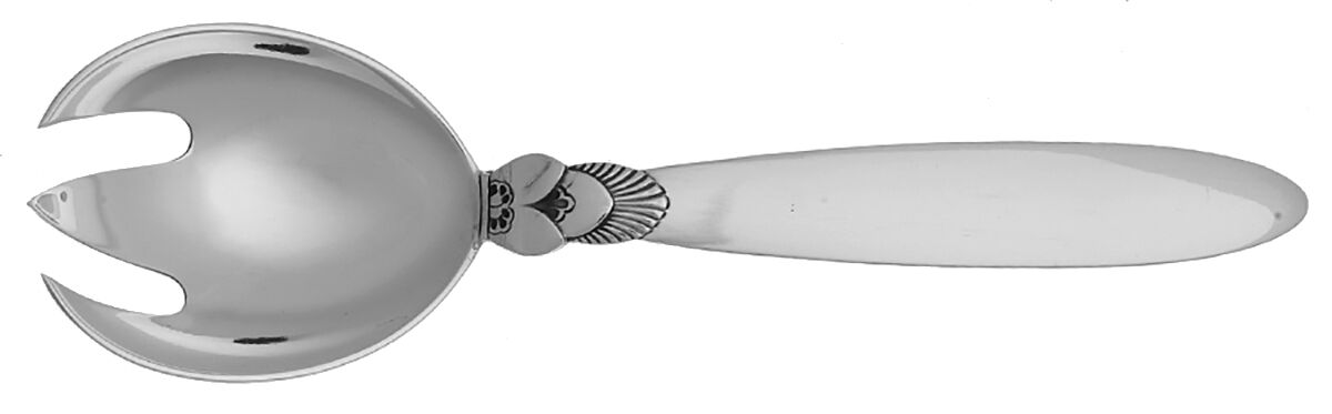 Cactus (Sterling, 1930) Relish Fork by Georg Jensen (Denmark)-1