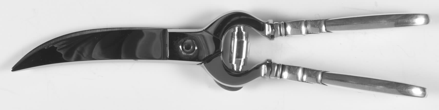 Cactus (Sterling, 1930) Poultry Shears with Stainless Blades by Georg Jensen (Denmark)-1
