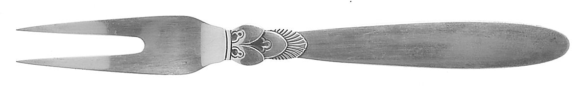 Cactus (Sterling, 1930) Date Fork by Georg Jensen (Denmark)-1