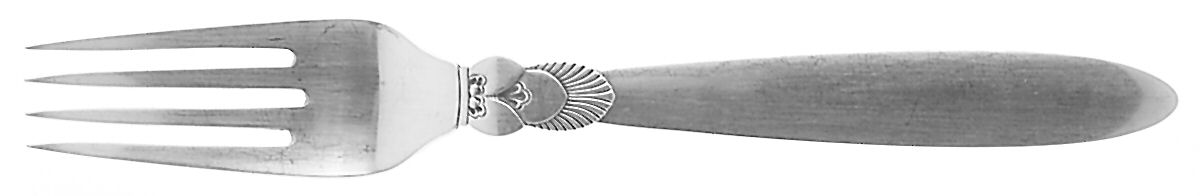 Cactus (Sterling, 1930) European Fork by Georg Jensen (Denmark)-1
