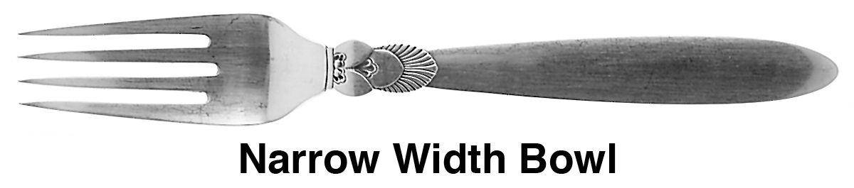 Cactus (Sterling, 1930) Dessert Fork by Georg Jensen (Denmark)-1