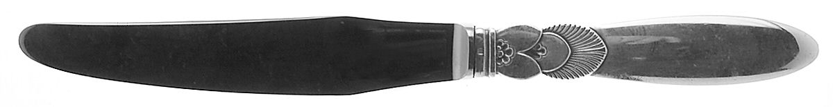 Cactus (Sterling, 1930) Hollow Modern Knife by Georg Jensen (Denmark)-1