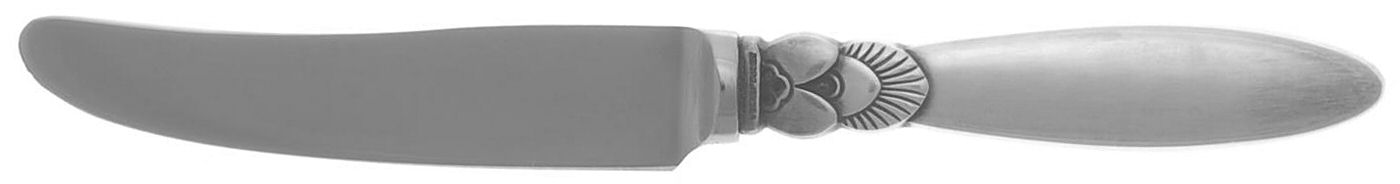 Cactus (Sterling, 1930) Baby Knife with Stainless Blade by Georg Jensen (Denmark)-1