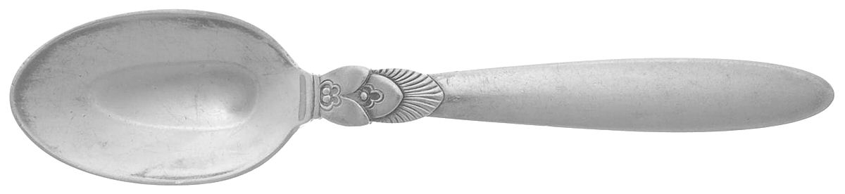 Cactus (Sterling, 1930) Teaspoon by Georg Jensen (Denmark)-1