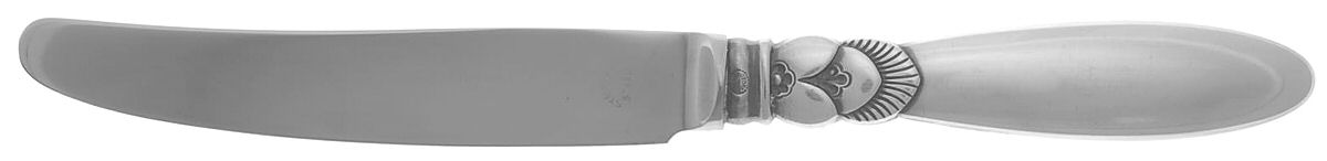 Cactus (Sterling, 1930) Individual Fruit Knife with Stainless Blade by Georg Jensen (Denmark)-1