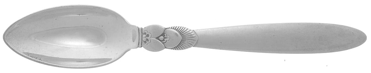 Cactus (Sterling, 1930) Fruit/Orange Spoon by Georg Jensen (Denmark)-1