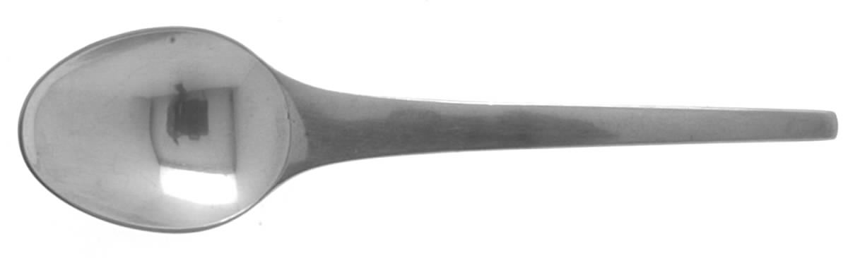 Caraval (Stainless) Dessert/Oval Soup Spoon by Georg Jensen (Denmark)-1