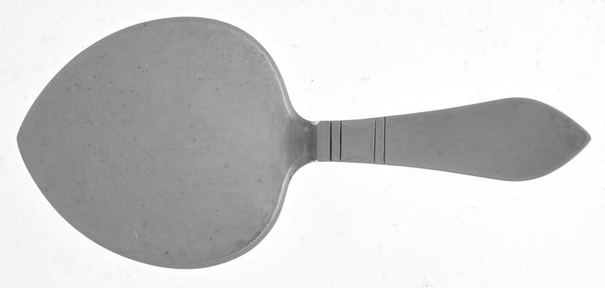 Continental (Sterling, 1908) Pastry Server Solid Very Small by Georg Jensen (Denmark)-1