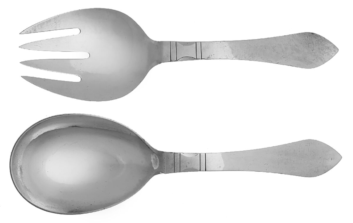 Continental (Sterling, 1908) Medium Solid Serving Set by Georg Jensen (Denmark)-1