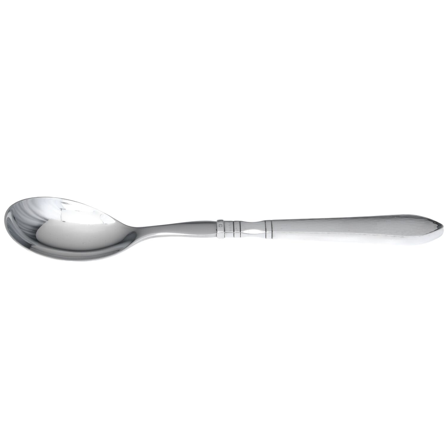 Continental (Sterling, 1908) Salad Servng Spoon with Stainless Bowl by Georg Jensen (Denmark)-1