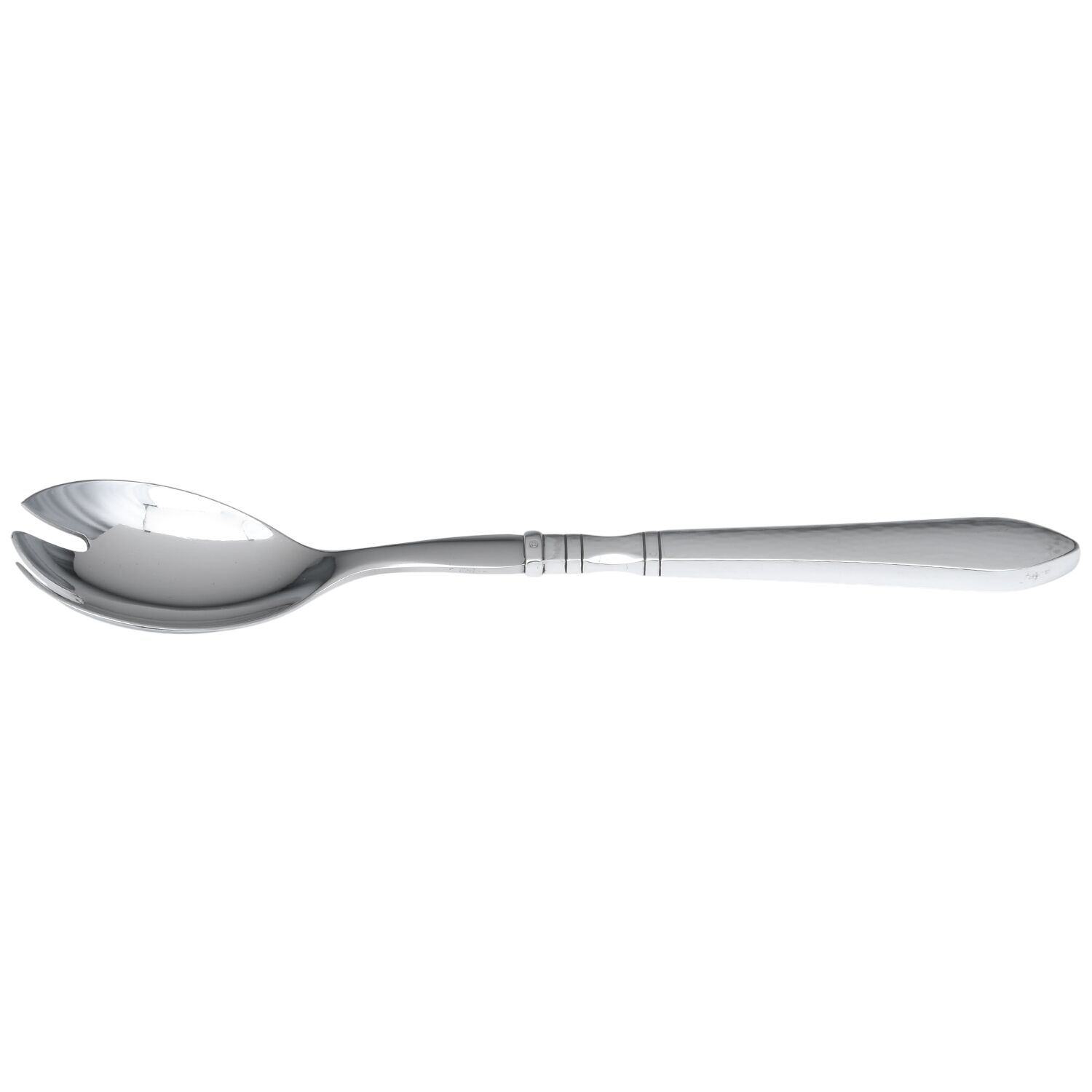 Continental (Sterling, 1908) Salad Serving Fork with Stainless Prongs by Georg Jensen (Denmark)-1