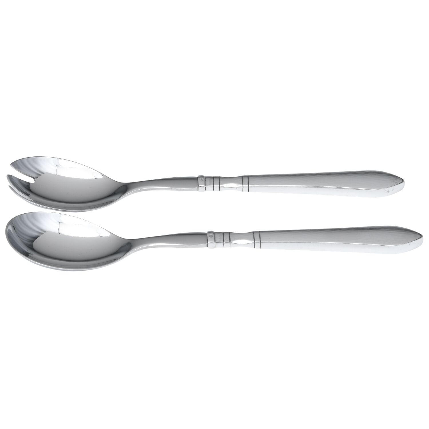 Continental (Sterling, 1908) 2 Pc Salad Set with Stainless Bowl by Georg Jensen (Denmark)-1