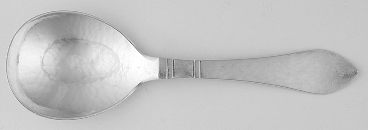 Continental (Sterling, 1908) Old Style Oval Soup Spoon by Georg Jensen (Denmark)-1