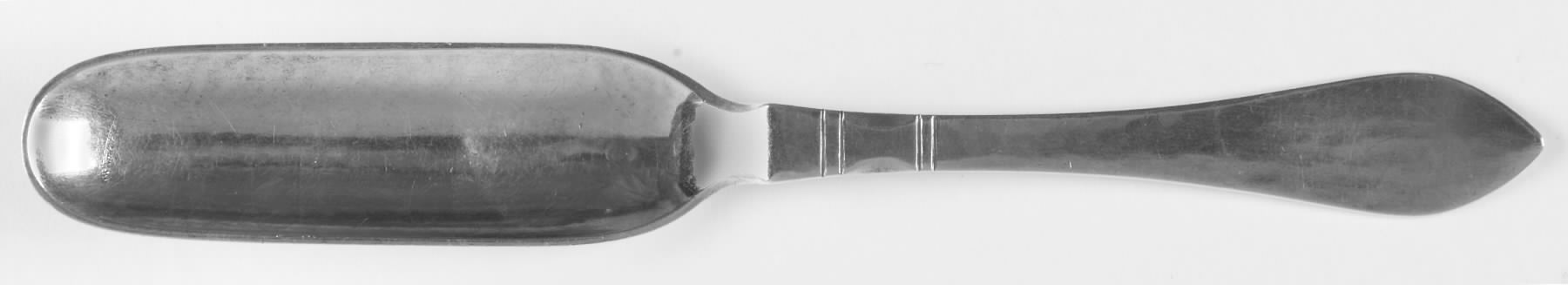 Continental (Sterling, 1908) Solid Cheese Scoop by Georg Jensen (Denmark)-1