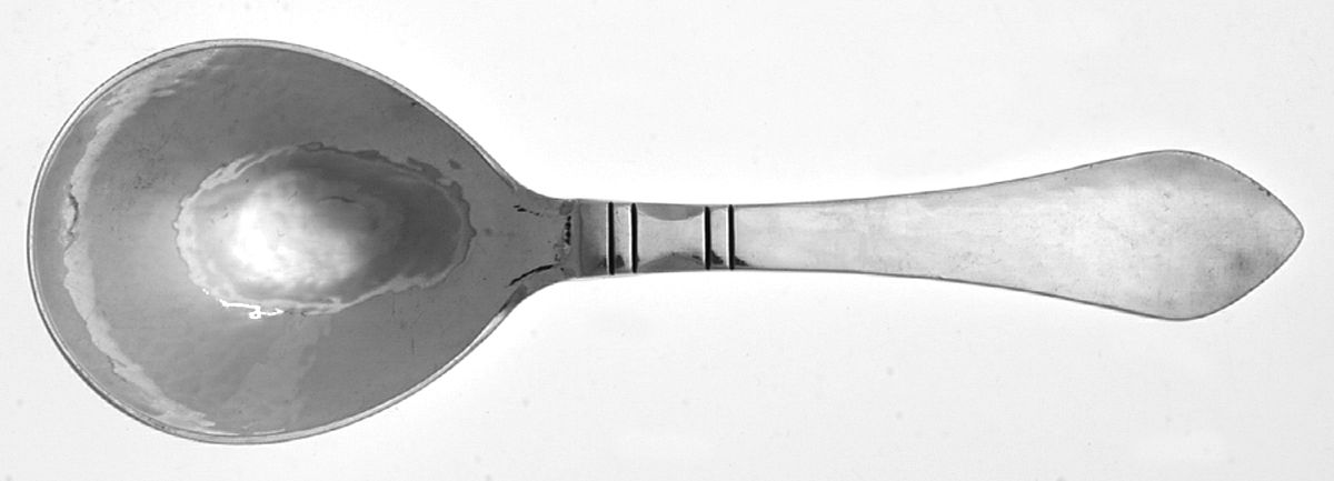 Continental (Sterling, 1908) Old Style Oval Soup Spoon by Georg Jensen (Denmark)-1