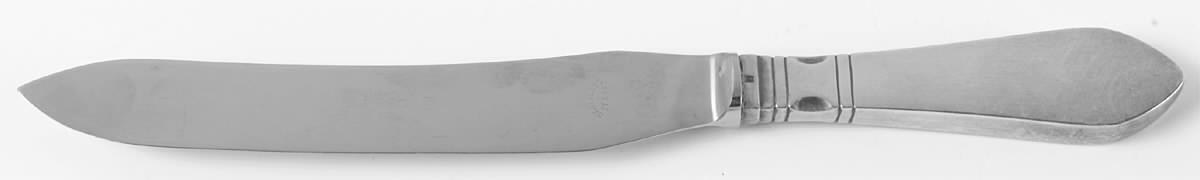 Continental (Sterling, 1908) Small Steak Carving Knife with Stainless Blade by Georg Jensen (Denmark)-1