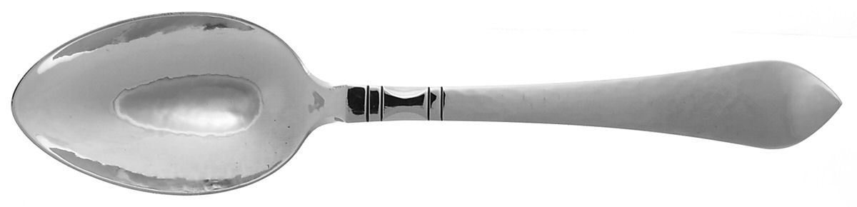 Continental (Sterling, 1908) European Place/Oval Soup Spoon by Georg Jensen (Denmark)-1