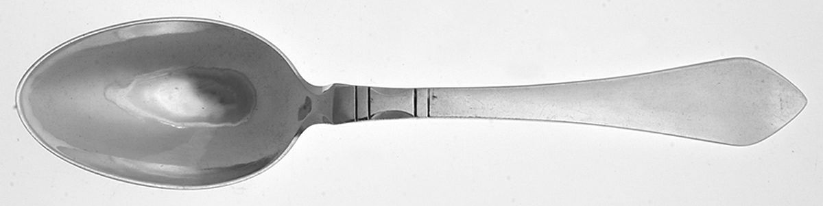 Continental (Sterling, 1908) European Place/Oval Soup Spoon by Georg Jensen (Denmark)-1