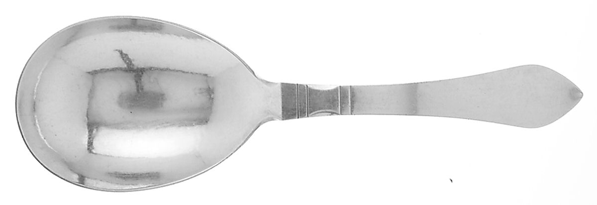 Continental (Sterling, 1908) Medium Solid Serving Spoon by Georg Jensen (Denmark)-1