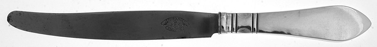 Continental (Sterling, 1908) Knife-New French/Hollow by Georg Jensen (Denmark)-1