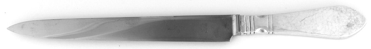 Continental (Sterling, 1908) Knife-Carving/Sm-Stn Bld/Steak by Georg Jensen (Denmark)-1