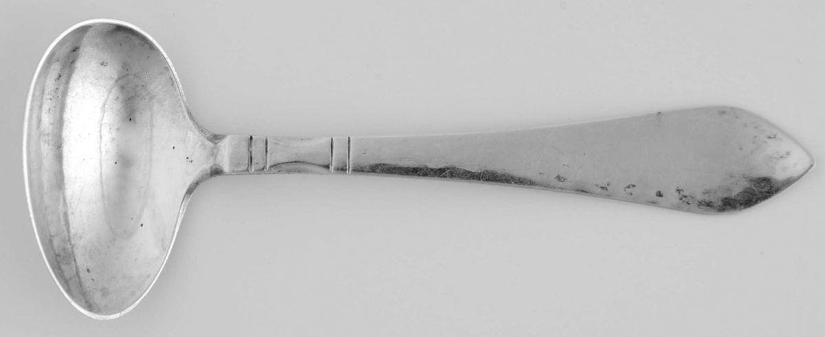 Continental (Sterling, 1908) Medicine Spoon Solid by Georg Jensen (Denmark)-1