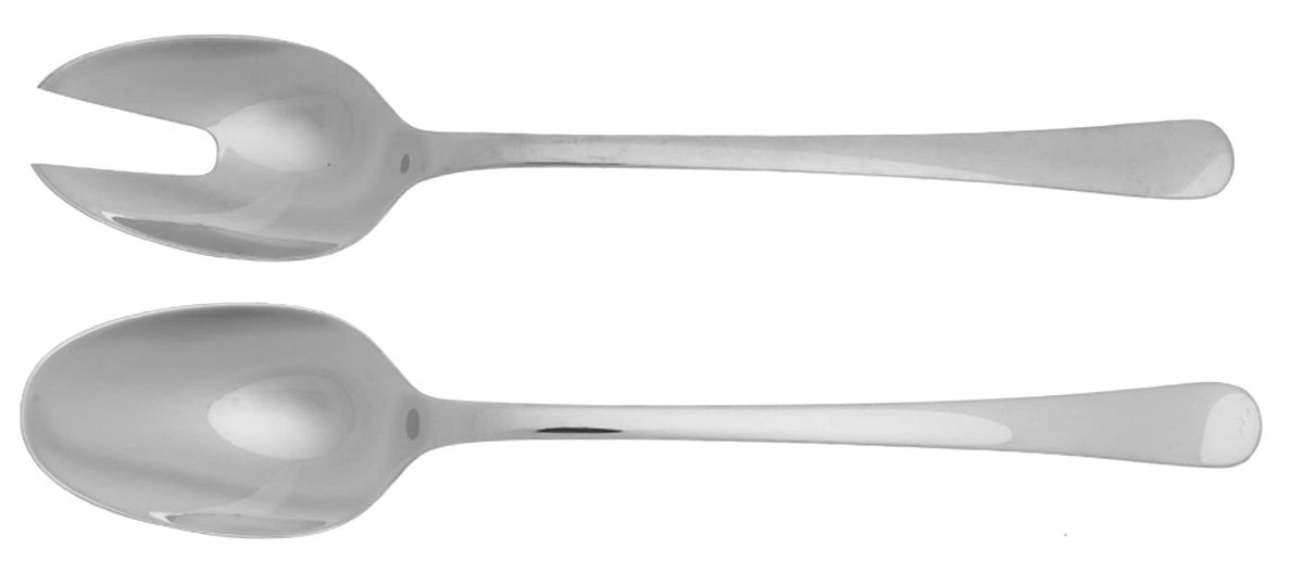 Copenhagen (Stainless) Small Solid Serving Set by Georg Jensen (Denmark)-1