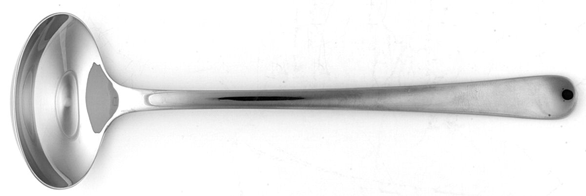 Copenhagen (Stainless) Solid Gravy Ladle by Georg Jensen (Denmark)-1