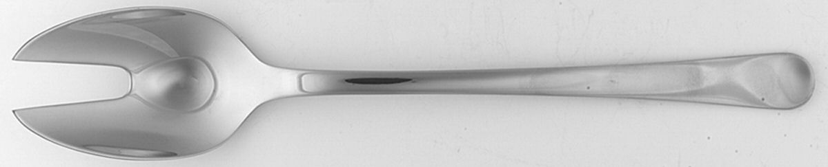 Copenhagen (Stainless) Solid Serving Fork by Georg Jensen (Denmark)-1