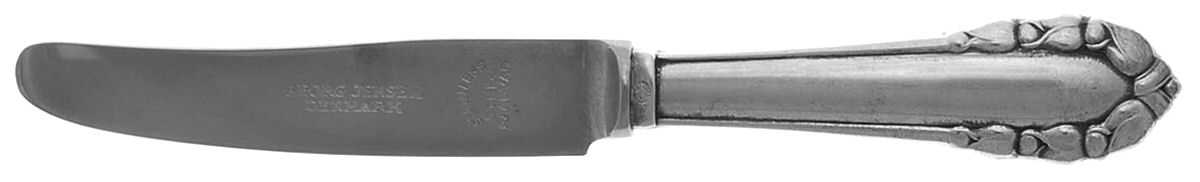 Lily of The Valley-Rose (Sterling) Baby Knife with Stainless Blade by Georg Jensen (Denmark)-1