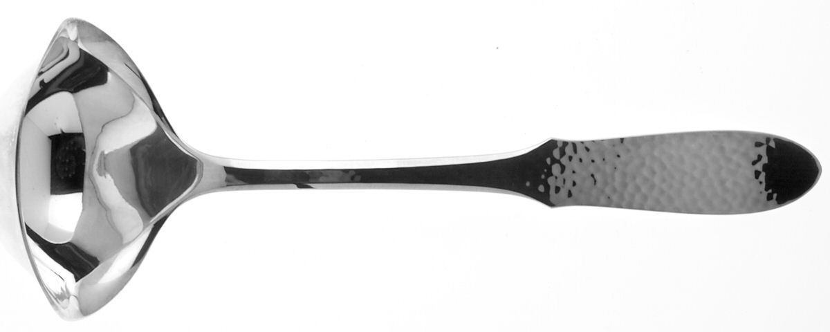Mermaid (Silverplate) Solid Gravy Ladle by Georg Jensen (Denmark)-1