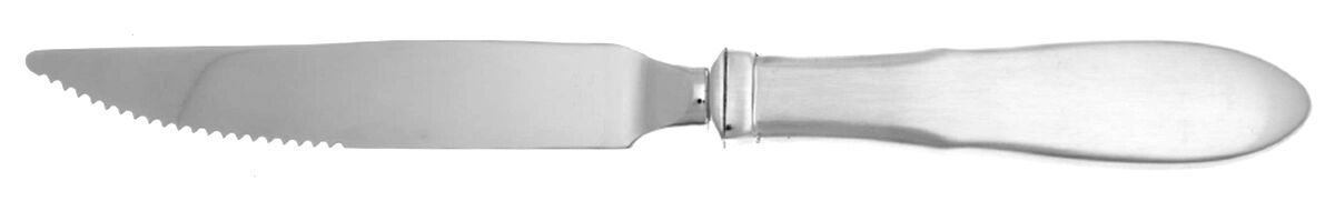 Mitra (Stainless) Steak Knife Individual Hollow, Serrate HC by Georg Jensen (Denmark)-1