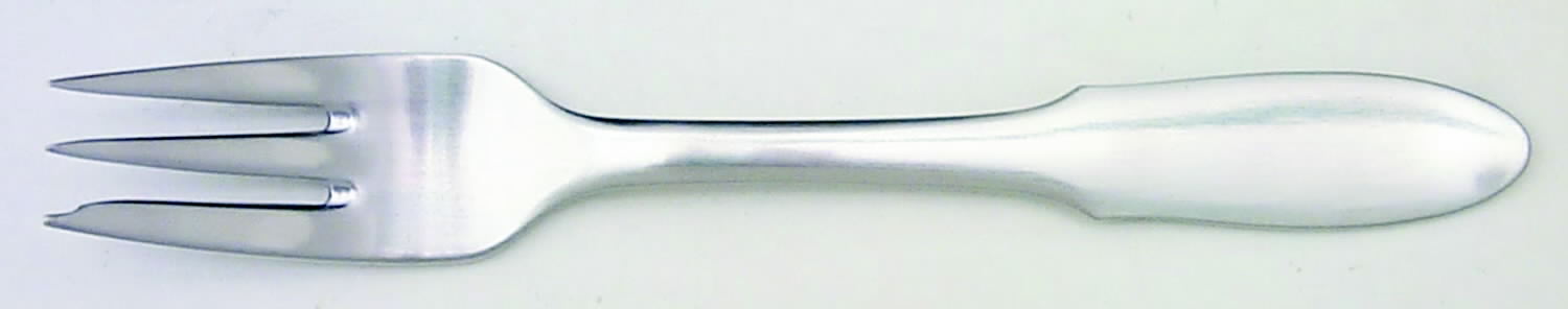 Mitra (Stainless) Pastry Fork by Georg Jensen (Denmark)-1