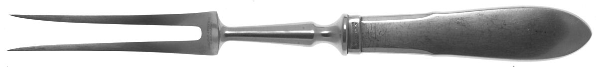 Mitra (Stainless) Small Steak Carving Fork with Stainless Prongs by Georg Jensen (Denmark)-1