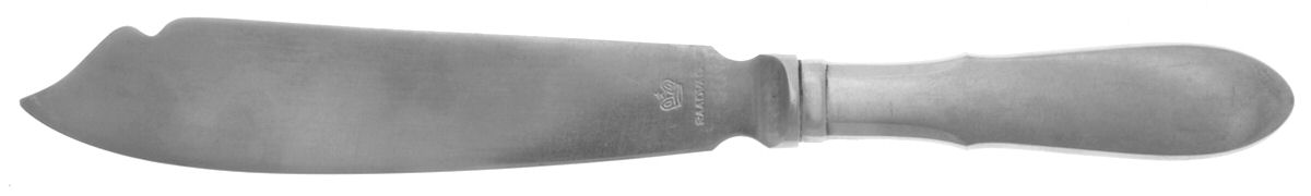 Mitra (Stainless) Cheese Knife with Stainless Blade by Georg Jensen (Denmark)-1
