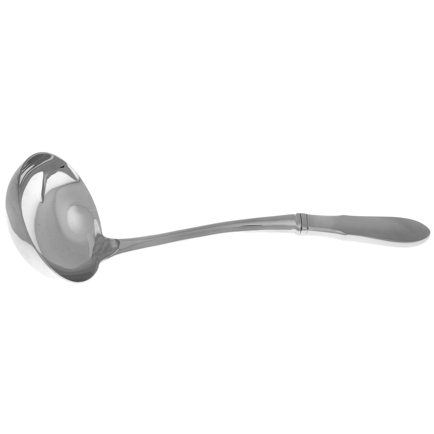 Mitra (Stainless) Soup Ladle with Stainless Bowl HC by Georg Jensen (Denmark)-1