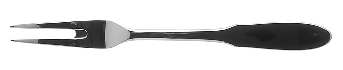 Mitra (Stainless) Small 2-Tine Cold Meat Serving Fork by Georg Jensen (Denmark)-1