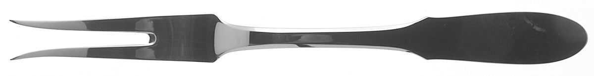 Mitra (Stainless) Medium 2-Tine Cold Meat Serving Fork by Georg Jensen (Denmark)-1