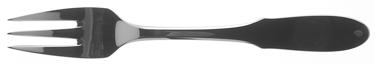 Mitra (Stainless) Large Individual Solid Fish/Salad Fork by Georg Jensen (Denmark)-1