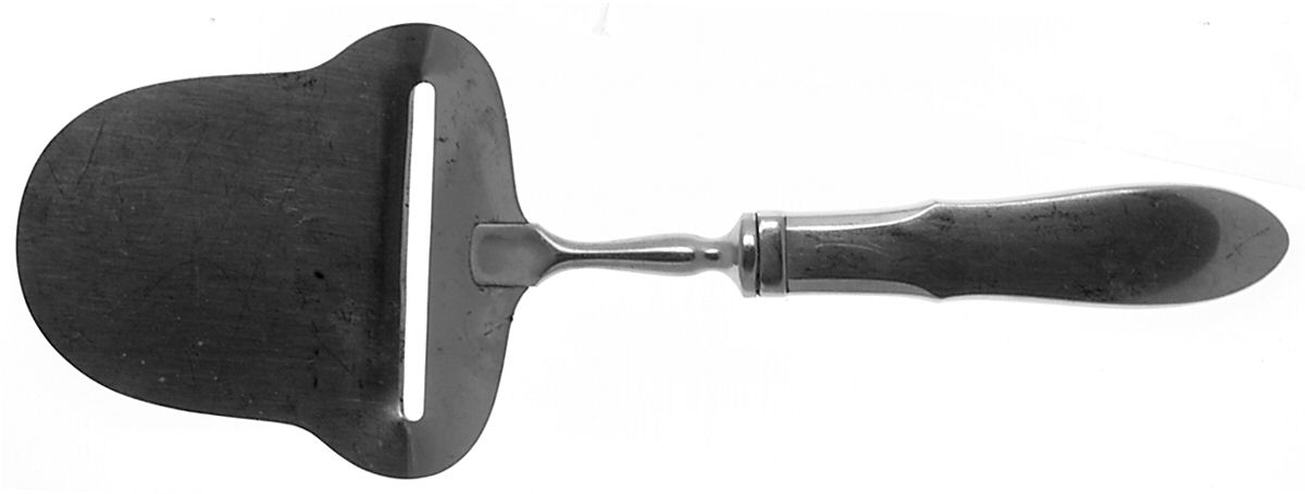 Mitra (Stainless) Cheese Plane Solid Piece by Georg Jensen (Denmark)-1